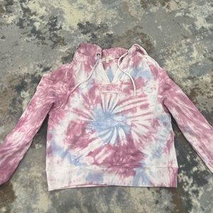 LoveShackFancy Kirby Hoodie in “storm” size small